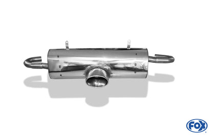 Porsche Boxster Typ 986 Endschalldämpfer Ausgang mittig - 140x90 Typ 32