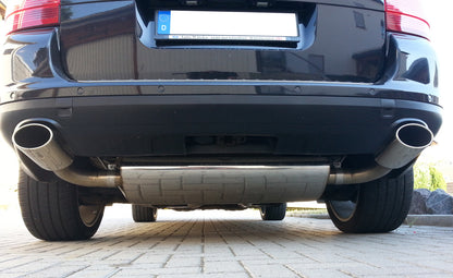 Porsche Cayenne Endschalldämpfer rechts/links inkl. Y-Adapter - 140x90 Typ 32 rechts/links