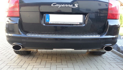 Porsche Cayenne Endschalldämpfer rechts/links inkl. Y-Adapter - 140x90 Typ 32 rechts/links