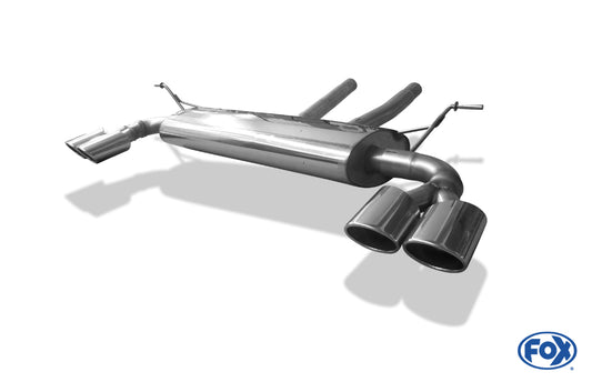 Porsche Cayenne Endschalldämpfer rechts/links - 2x 115x85 Typ 44 rechts/links