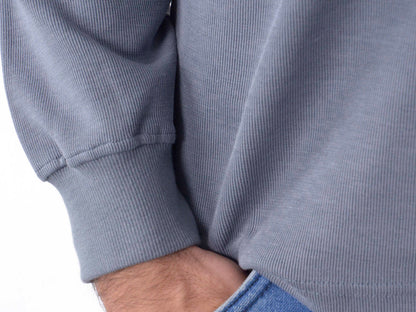 Poloshirt, Polo, Shirt, Top Modern, Klasse Design, grau Größe M