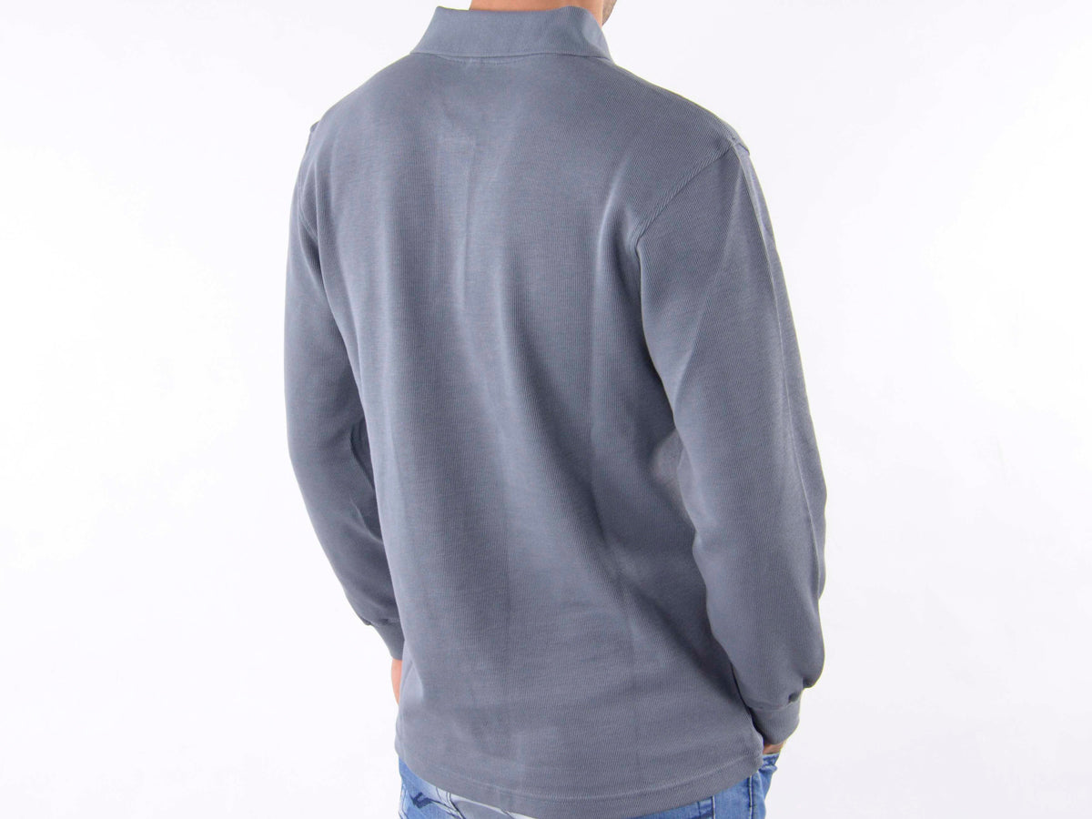 Poloshirt, Polo, Shirt, Top Modern, Klasse Design, grau Größe S