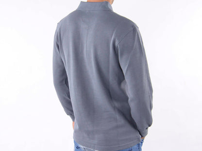 Poloshirt, Polo, Shirt, Top Modern, Klasse Design, grau Größe S