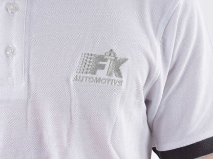 Poloshirt, Polo, Shirt, Top Modern, Klasse Design, weiß Größe L