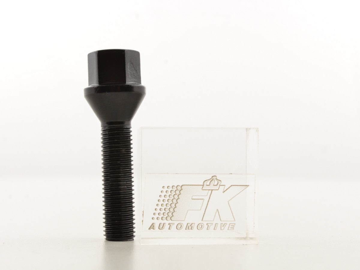 Radschrauben Set (400 Stk.) Schaftlänge 45mm Kegelbund schwarz M12x1,5