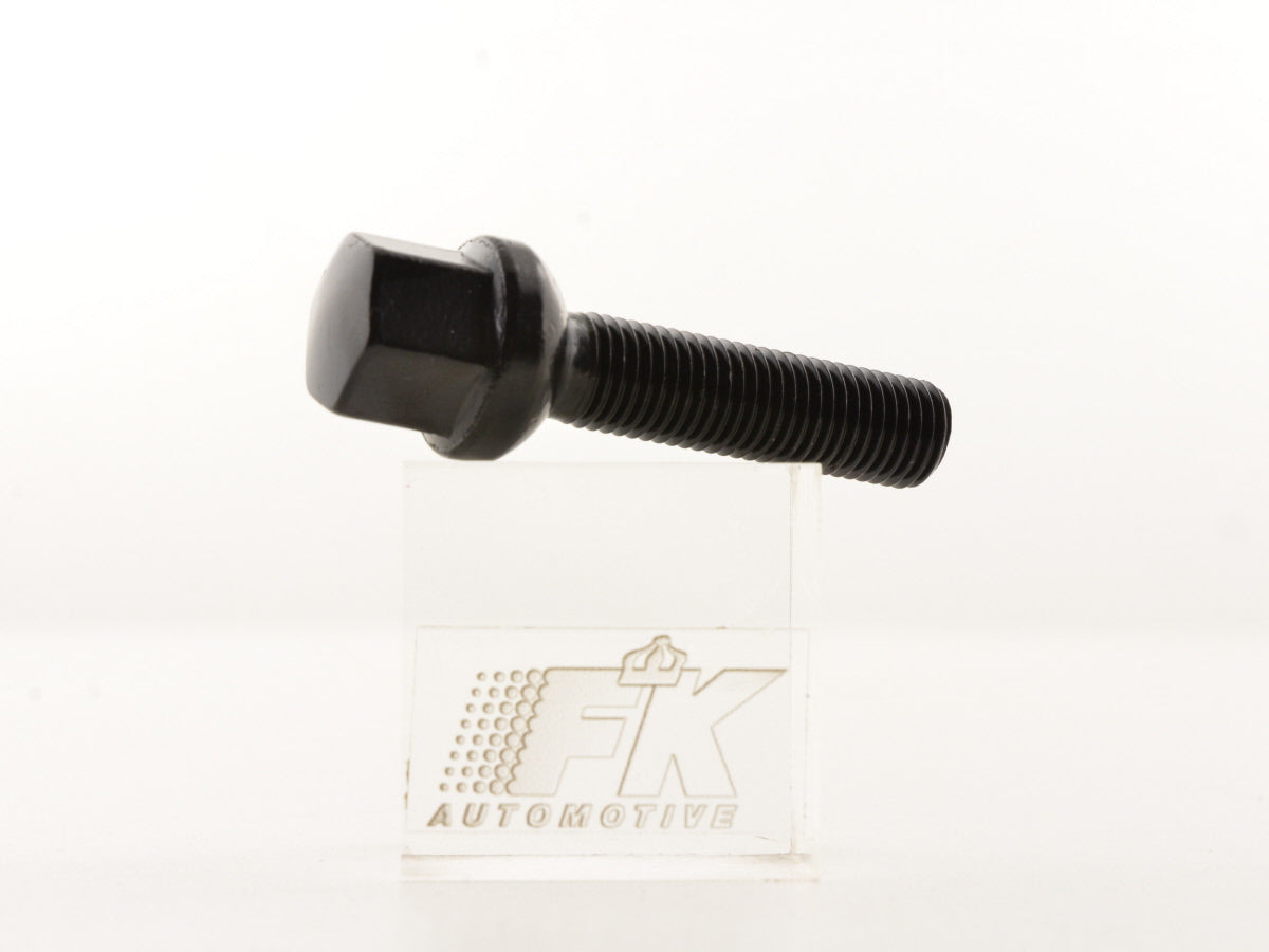 Radschrauben Set (400 Stk.) Schaftlänge 35mm Kugelbund schwarz M12x1,5