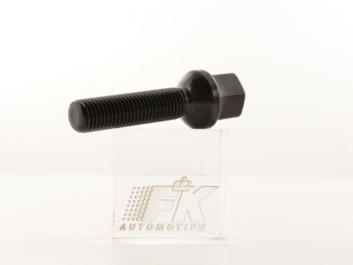 Radschrauben Set (400 Stk.) Schaftlänge 35mm Kugelbund schwarz M12x1,5