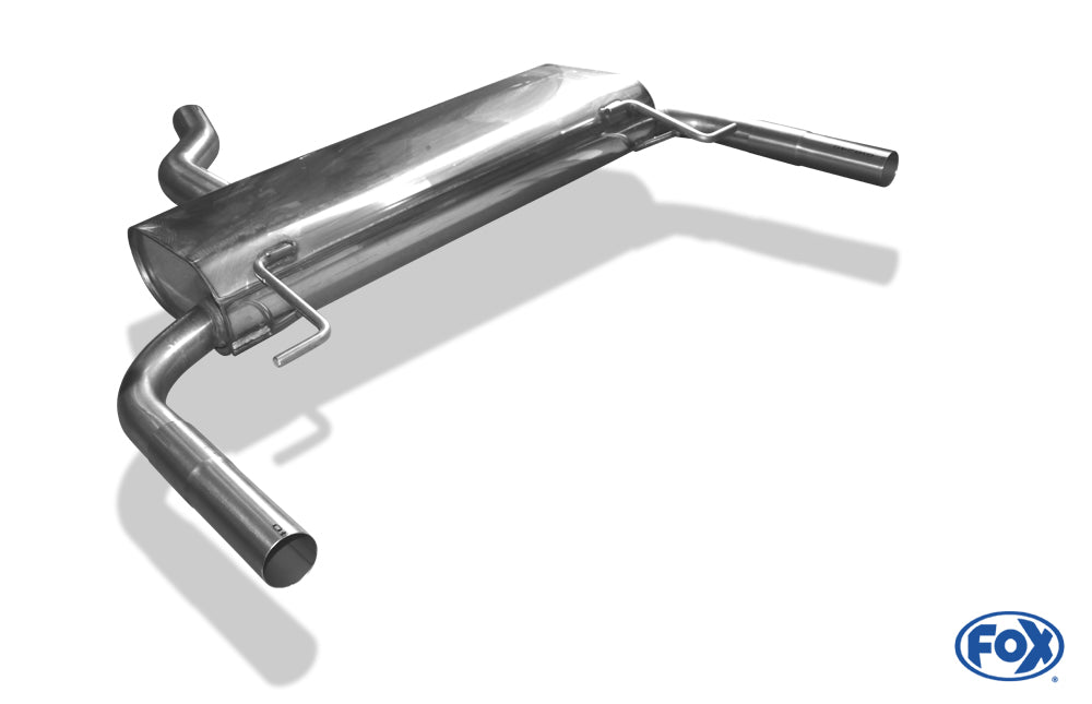 Renault Clio III B Sport Facelift Endschalldämpfer quer Ausgang rechts/links - 1x50 Typ 10 rechts/links (es werden die originalen Endrohre verwendet)