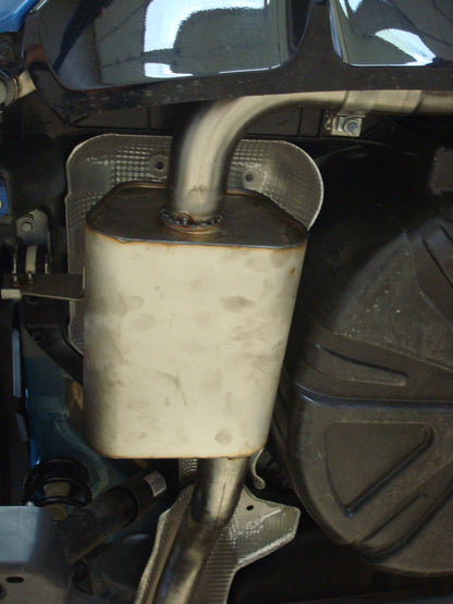 Renault Megane III Coupe Endschalldämpfer - 1x70 Typ 10 nicht sichtbar