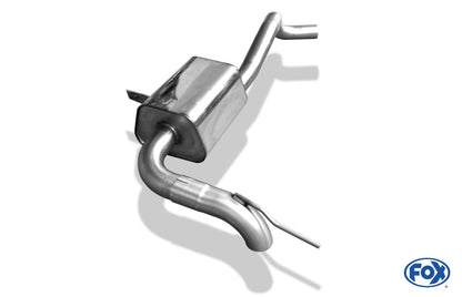 Renault Megane III Coupe Endschalldämpfer - 1x70 Typ 10 nicht sichtbar