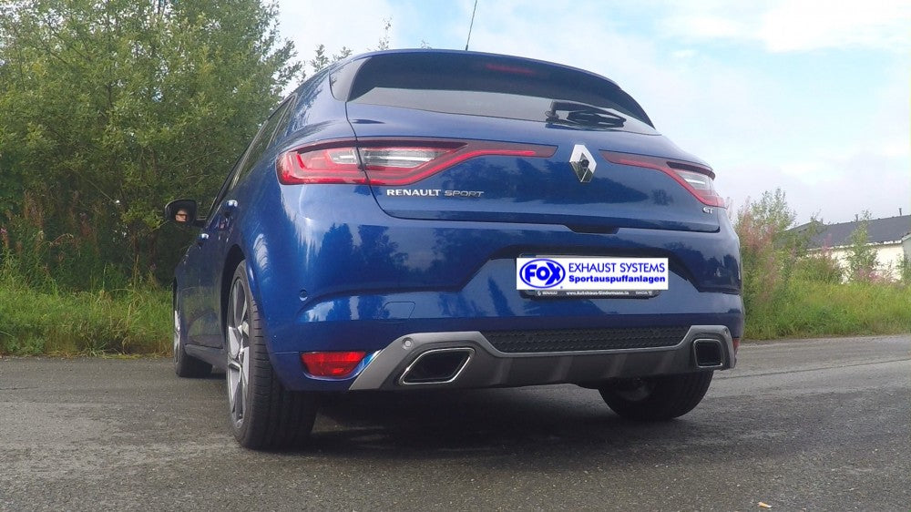 Renault Megane IV GT Endschalldämpfer - 1x50 Typ 10 nicht sichtbar rechts/links