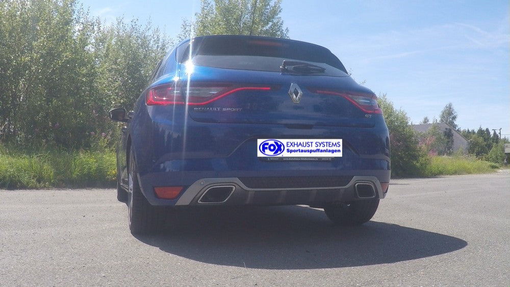Renault Megane IV GT Endschalldämpfer - 1x50 Typ 10 nicht sichtbar rechts/links