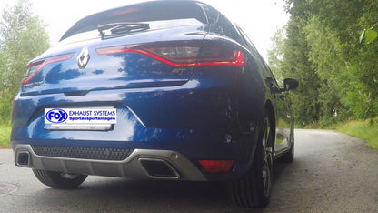 Renault Megane IV GT Endschalldämpfer - 1x50 Typ 10 nicht sichtbar rechts/links