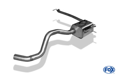 Renault Megane IV GT Endschalldämpfer - 1x50 Typ 10 nicht sichtbar rechts/links