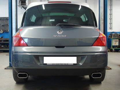 Renault Avantime Endschalldämpfer quer Ausgang rechts/links - 160x80 Typ 52 rechts/links