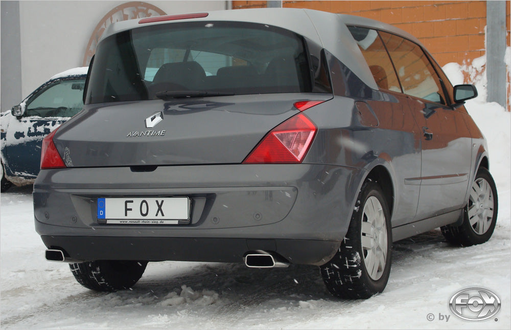 Renault Avantime Endschalldämpfer quer Ausgang rechts/links - 145x65 Typ 59 rechts/links