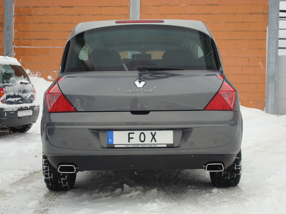 Renault Avantime Endschalldämpfer quer Ausgang rechts/links - 145x65 Typ 59 rechts/links