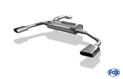 Renault Avantime Endschalldämpfer quer Ausgang rechts/links - 145x65 Typ 59 rechts/links