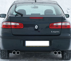 Renault Laguna II B74 - Limousine Endschalldämpfer Ausgang rechts/links  - 2x80 Typ 13 rechts/links