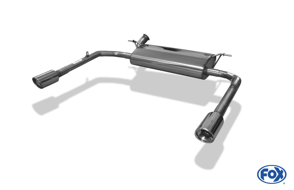 Renault Laguna III Grandtour Endschalldämpfer Ausgang rechts/links - 1x90 Typ 17 rechts/links