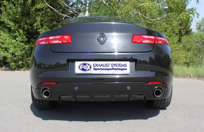 Renault Laguna III Coupe Endrohrpaar passend auf original Endschalldämpfer - 1x90 Typ 25 rechts/links