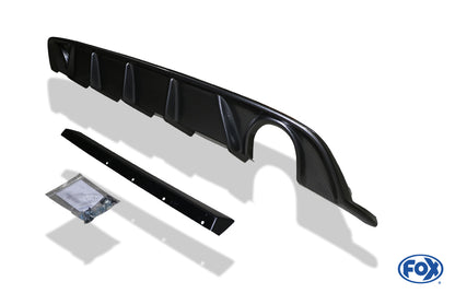 VW Golf VII Facelift Einzelradaufhängung - Einsatz carbon Endschalldämpfer rechts/links - 1x100 Typ 16 rechts/links inkl. Heckeinsatz Carbon-Look