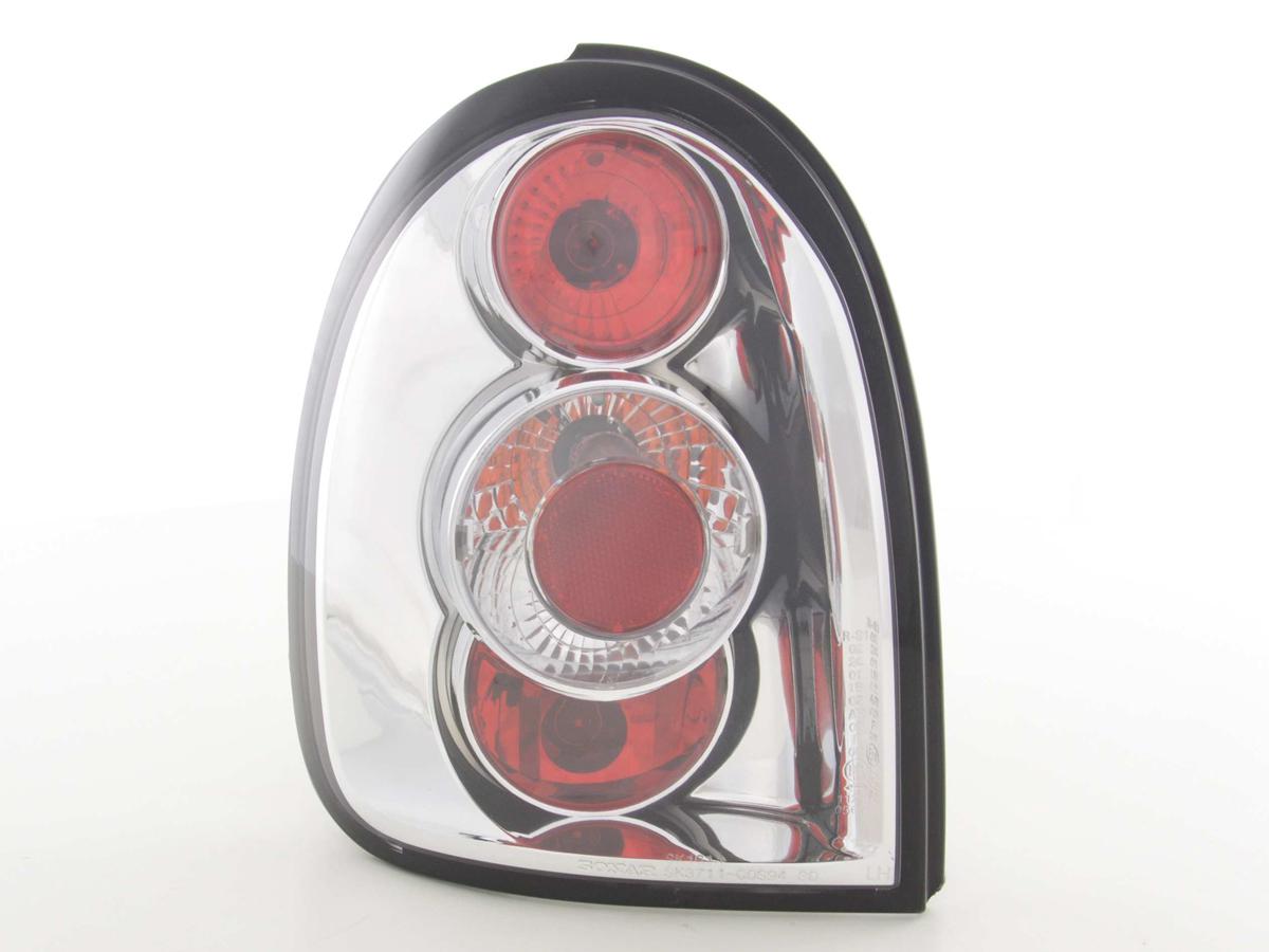 Rückleuchten Set Opel Corsa B 3-trg. Bj. 93-00 chrom