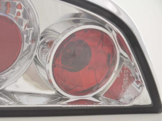 Rückleuchten Set Peugeot 106 Typ 1C 1A Bj. 96-03 chrom