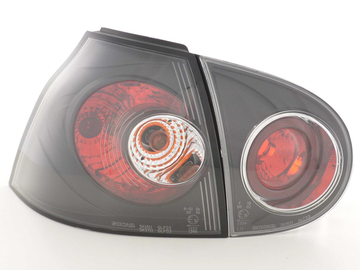 Rückleuchten Set VW Golf 5 Typ 1K Bj. 03-08 schwarz