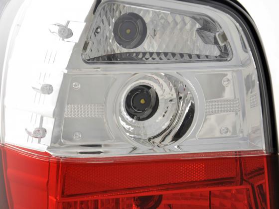 Rückleuchten Set VW Polo Typ 6N Bj. 95-98, rot/klar