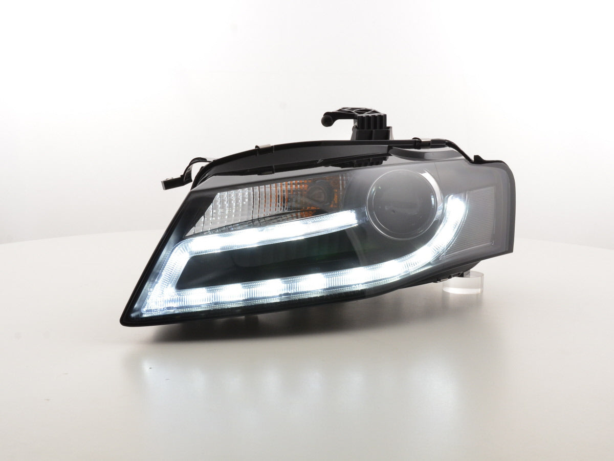 Scheinwerfer Set Xenon Daylight LED Tagfahrlicht Audi A4 B8 8K Bj. 07-11 schwarz