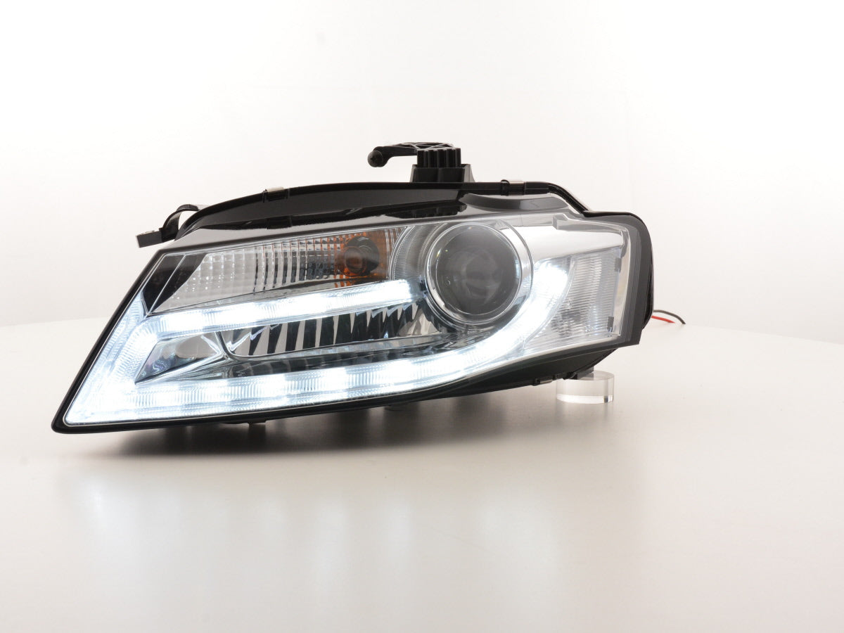 Scheinwerfer Set Daylight LED Tagfahrlicht Audi A4 ab  2008 chrom