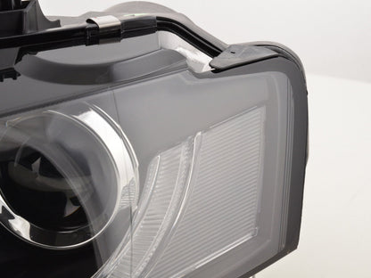 Scheinwerfer Set Daylight LED Tagfahrlicht Audi A4 ab Bj. 2008 schwarz