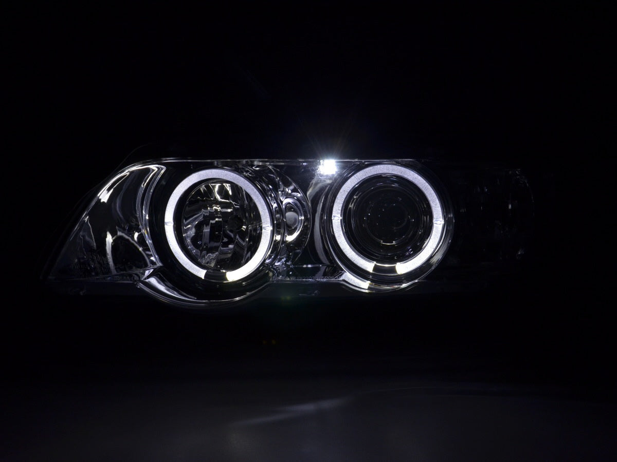 Scheinwerfer Set BMW X5 E53 Bj. 98-02 chrom