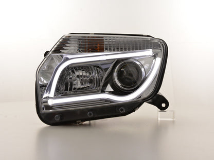 Scheinwerfer Set Daylight LED TFL-Optik Dacia Duster Bj. 10-13 chrom