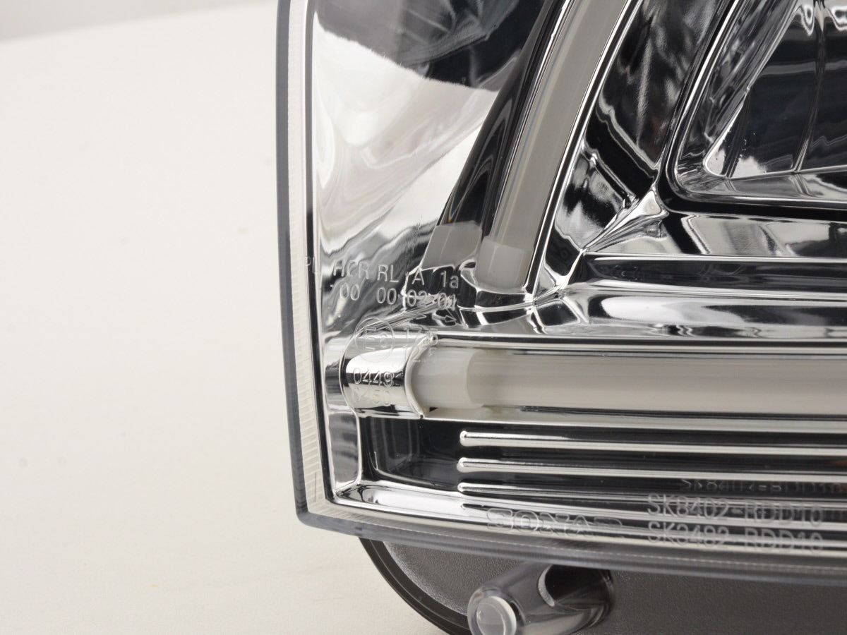 Scheinwerfer Set Daylight LED TFL-Optik Dacia Duster Bj. 10-13 chrom