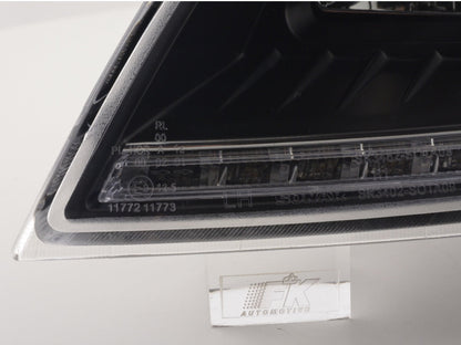 Scheinwerfer Set Daylight LED Tagfahrlicht Skoda Oktavia ab Bj. 2009 schwarz