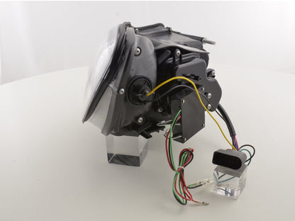 Scheinwerfer Set Daylight LED Tagfahrlicht Skoda Oktavia ab Bj. 2009 schwarz