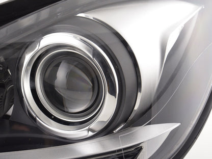 Scheinwerfer Set Daylight LED TFL-Optik Mercedes C-Klasse (204) Bj. 2011-2014 schwarz