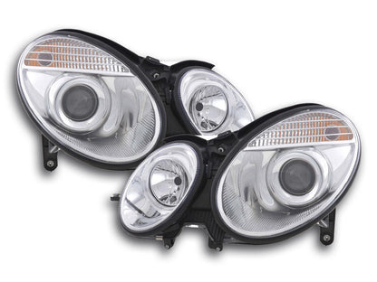 Scheinwerfer Set Mercedes E-Klasse Typ W211  02-06 chrom