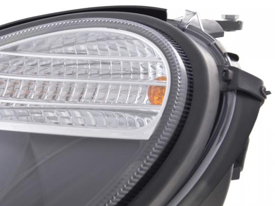 Scheinwerfer Set Mercedes E-Klasse Typ W211 Bj. 02-06 schwarz