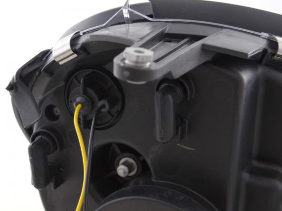 Scheinwerfer Set Mercedes E-Klasse Typ W211 Bj. 02-06 schwarz