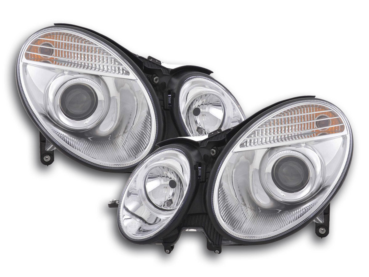 Scheinwerfer Set Mercedes E-Klasse Typ W211 Bj. 06-08 chrom