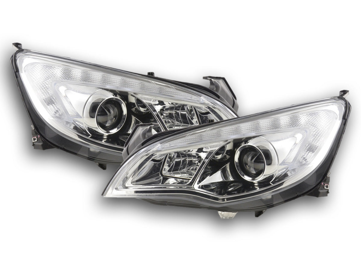Scheinwerfer Set Opel Astra J 5-türig Bj. 2009-2012 chrom ohne Motor