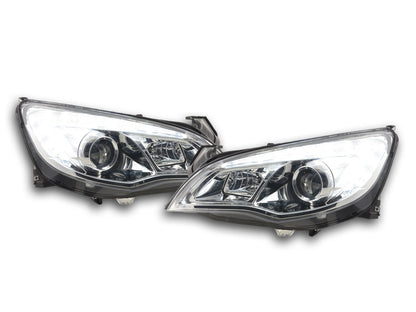 Scheinwerfer Set Opel Astra J 5-türig Bj. 2009-2012 chrom Asien-Modell