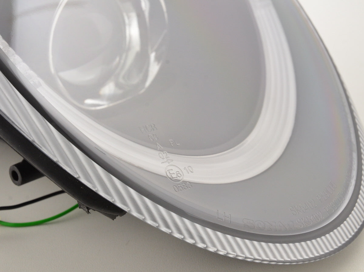 Scheinwerfer Set Daylight LED TFL-Optik Porsche 911 Typ 997 Bj. 04-08 schwarz