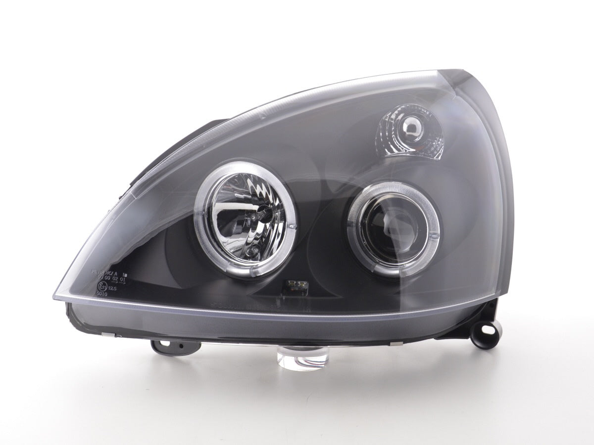 Scheinwerfer Set Renault Clio 2 3/4/5-trg Bj. 01-04 schwarz