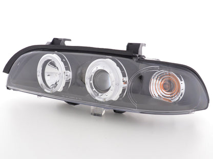 Scheinwerfer Set BMW 5er Typ E39 Bj. 95-00 schwarz