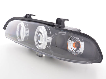 Scheinwerfer Set BMW 5er Typ E39 Bj. 95-00 schwarz