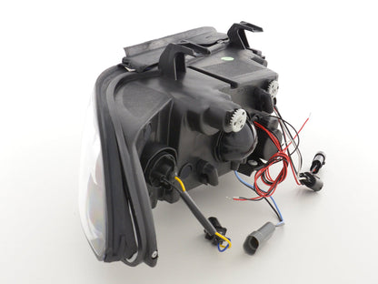 Scheinwerfer Set BMW 5er Typ E39 Bj. 95-00 schwarz